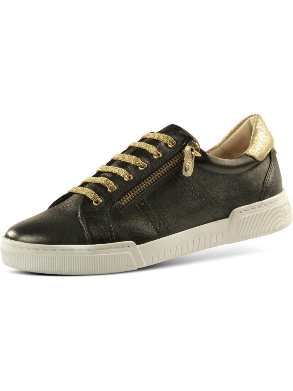 Stylish Women's Casual Sneakers - Genuine Leather, Comfortable Cushioned Insole
